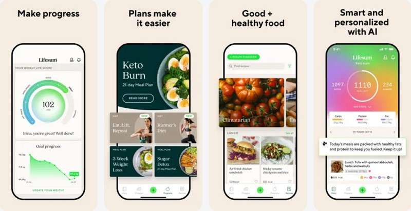 lifesum meal tracker app