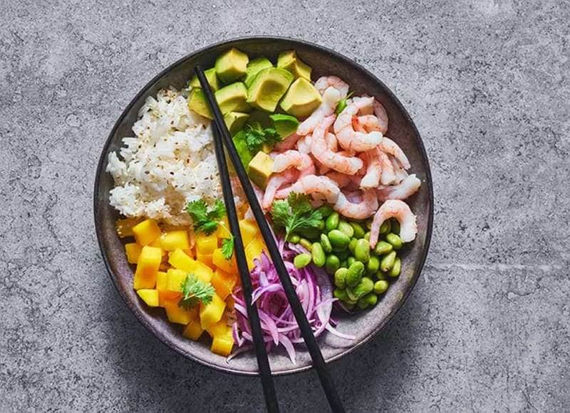 healthy takeaway poke bowl