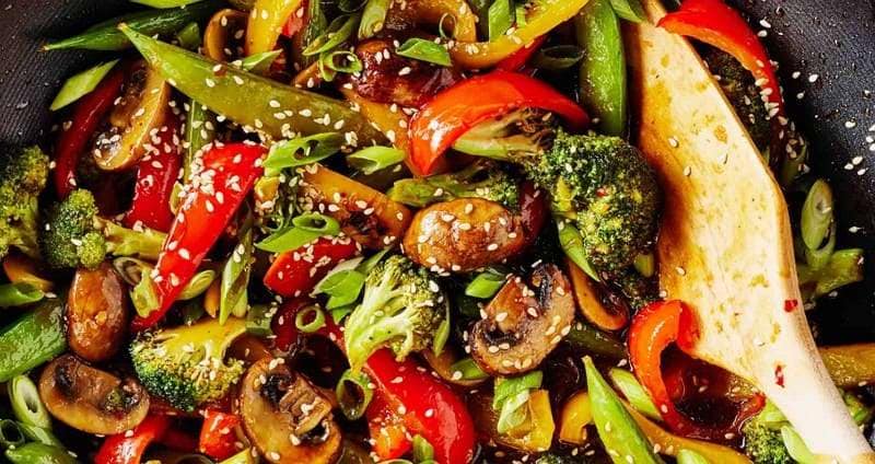 vegetable stir-fry healthy takeaway food