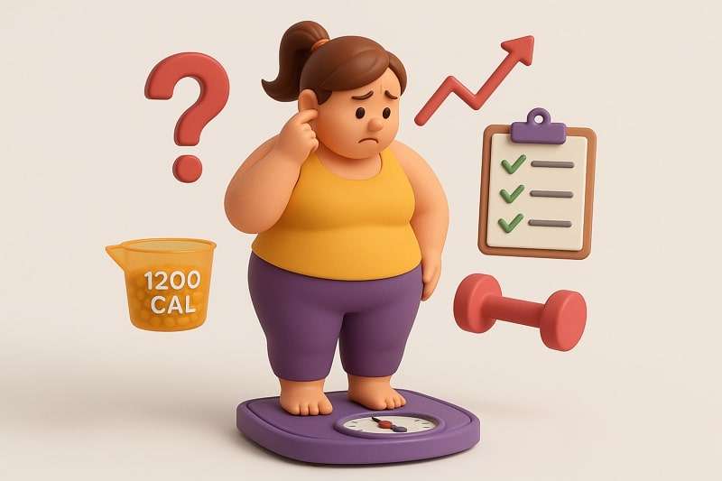 tips to lose weight on calories deficit