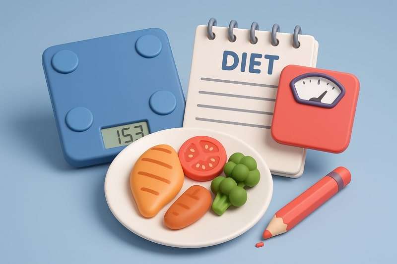 no proper calorie tracking
