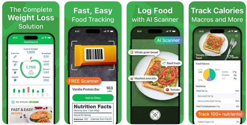 mynetdiary app that tracks nutrients