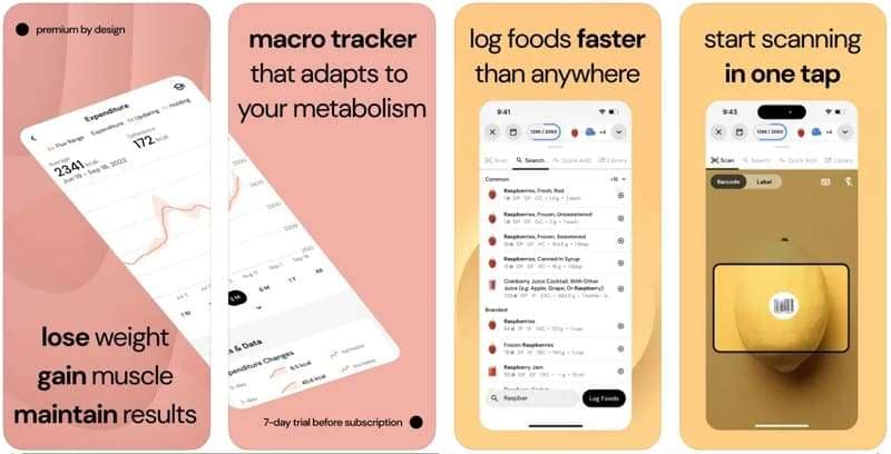 macrofactor nutrient tracking app