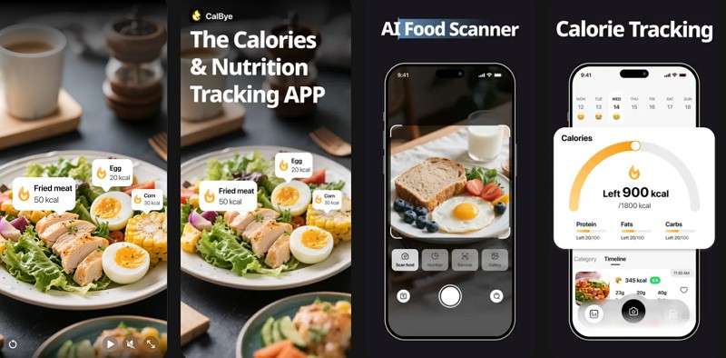 callbye food tracking app
