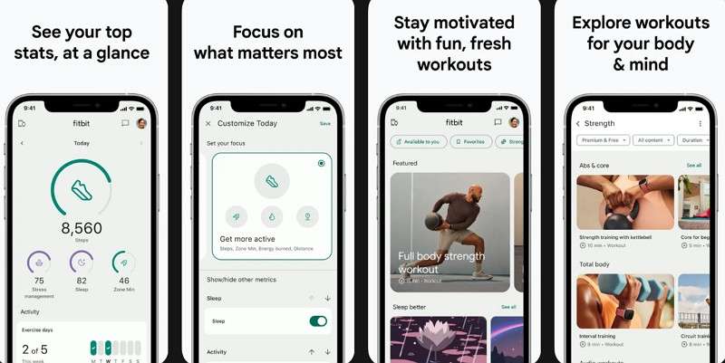 fitbit health tracker app
