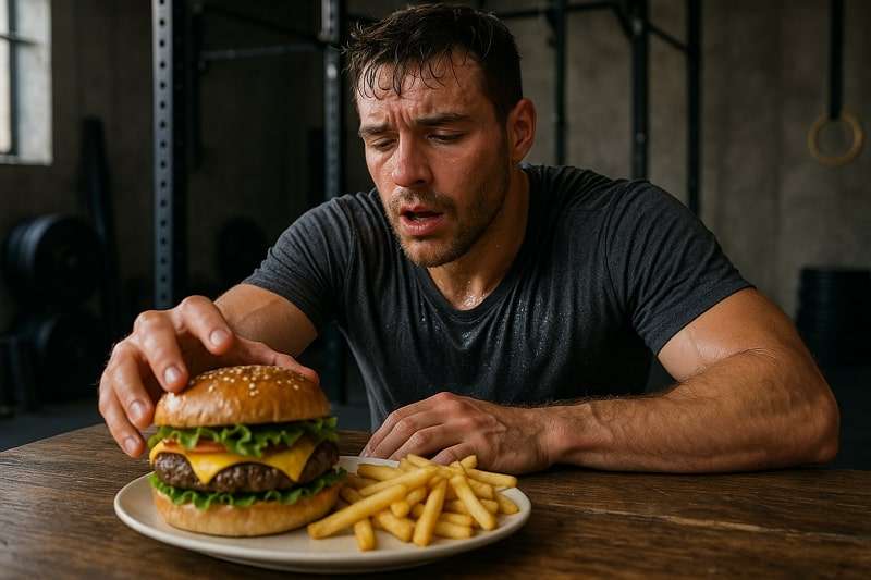 not adjusting food with workouts