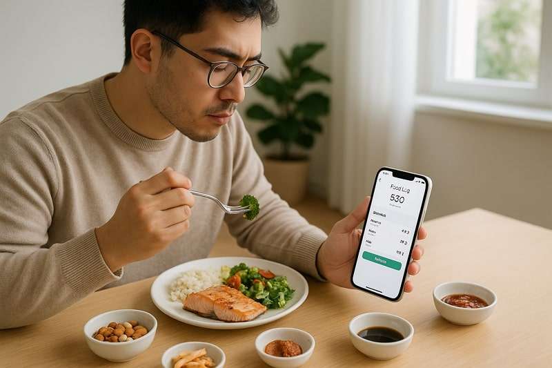 mindful eating and food logging