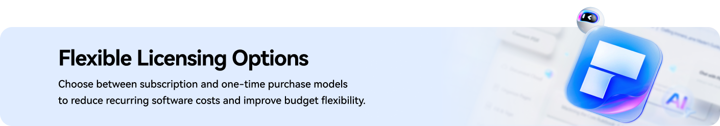 Flexible Licensing Options