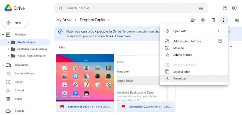 Microsoft OneDrive home page  