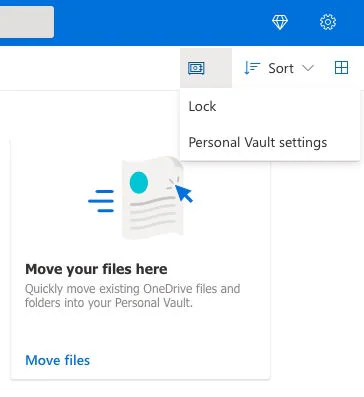 Lock Personal Vault in OneDrive