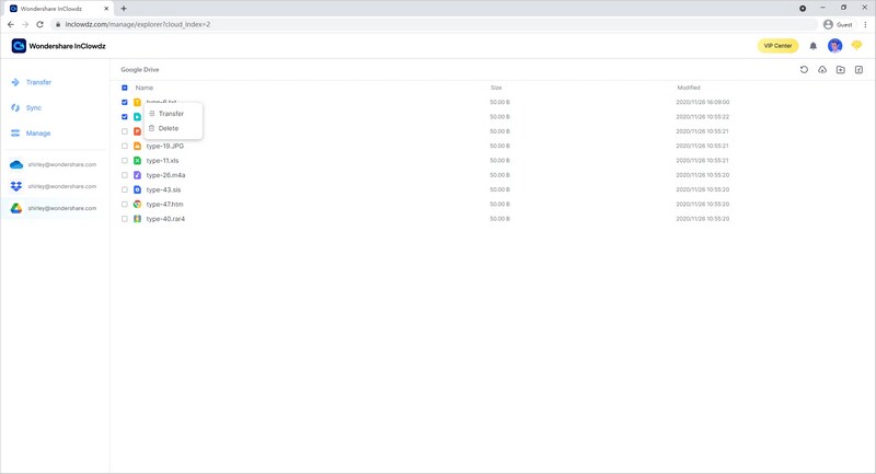 inclowdz web