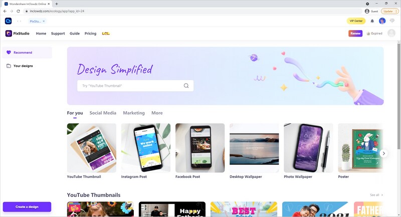 inclowdz web