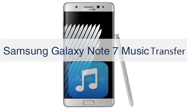 samsung galaxy note 7 transferencia de música