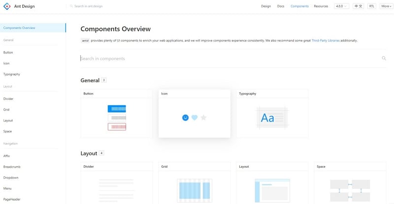 ant design components