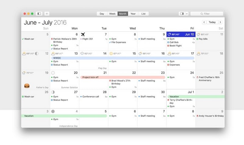 calendar design website