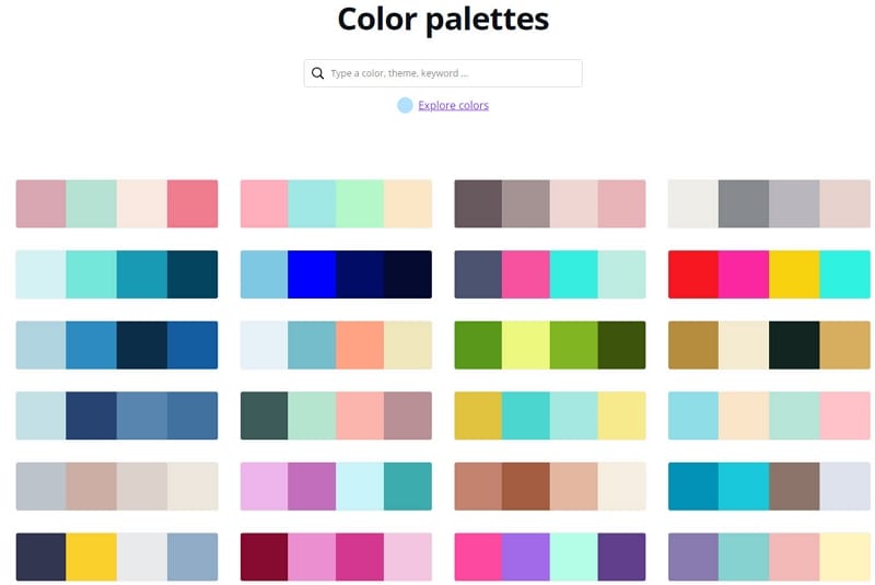 generate color palette from image