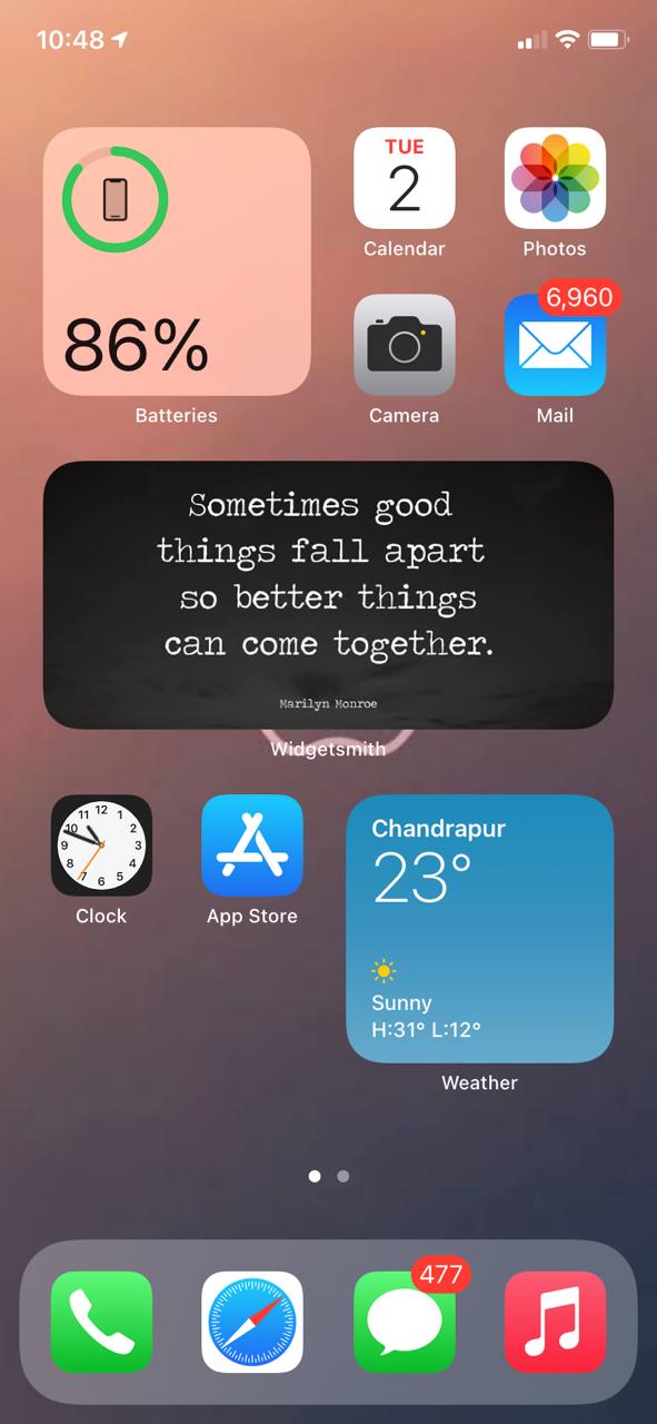 add countdown widget to iphone