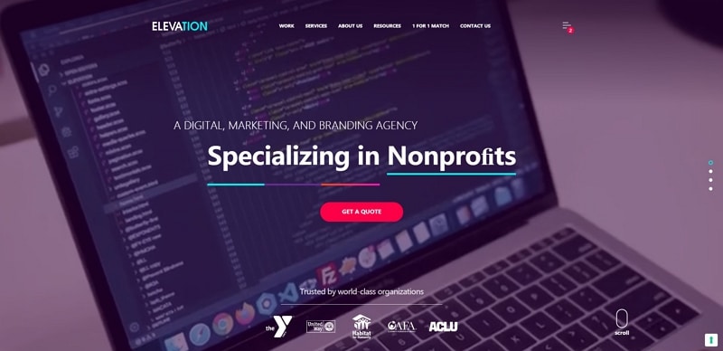 best nonprofit website design