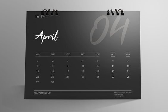 calendar 2021 graphic design