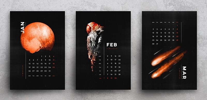 10 Calendar Graphic Design Ideas for 2022