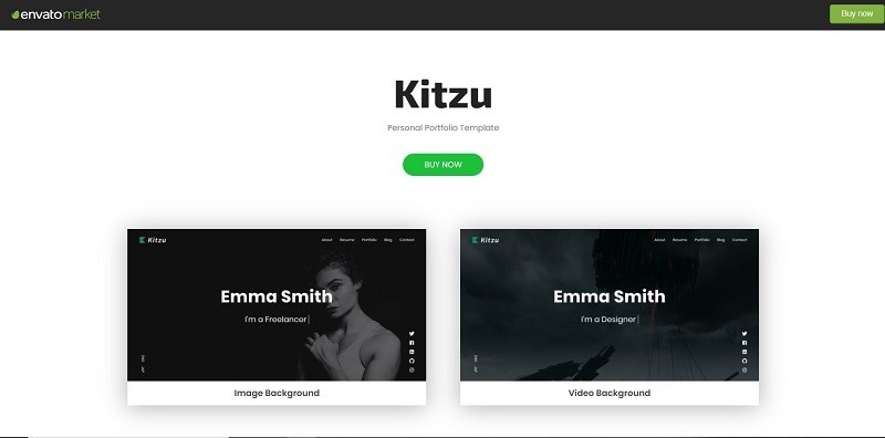 github personal website template