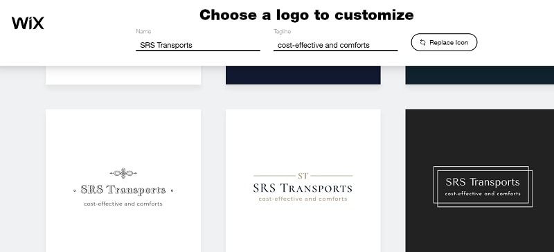 wix logo designr