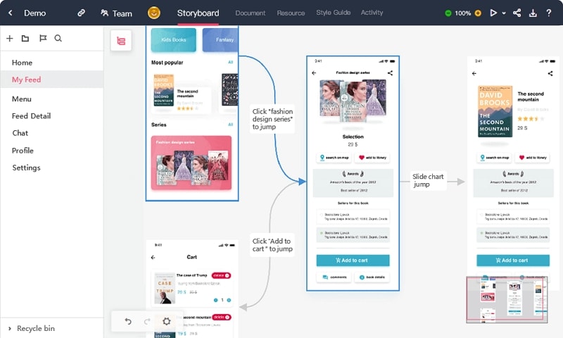 website wireframe template