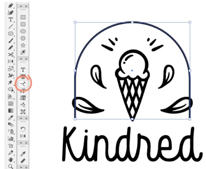 how to design a logo in illustrator