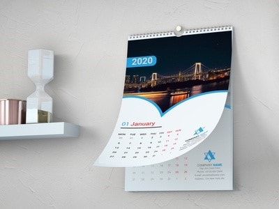creative wall calendar design