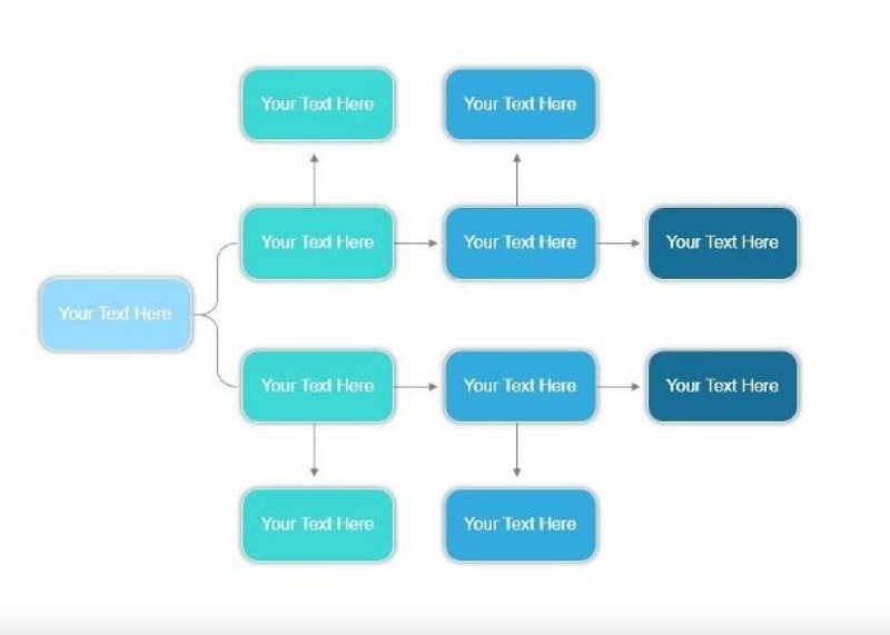PowerPoint Process Flow Chart Template