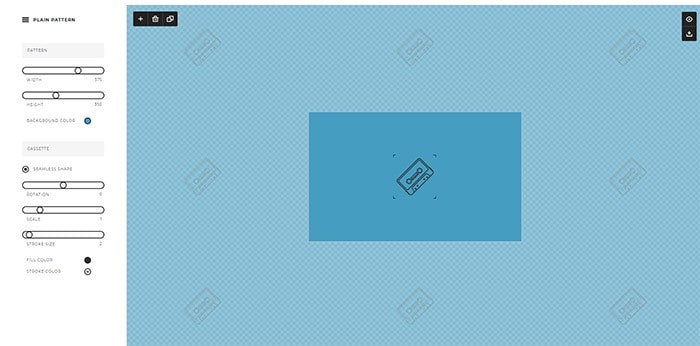 use plain pattern to edit svg