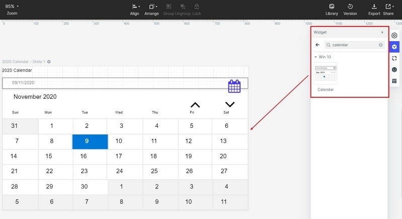 desktop calendar design