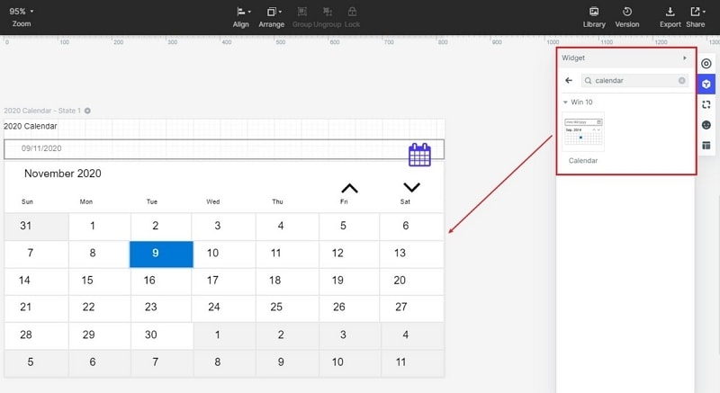 design calendar app