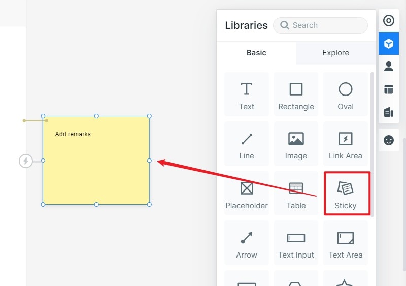 product page wireframe