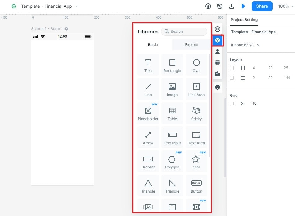 website wireframe kit