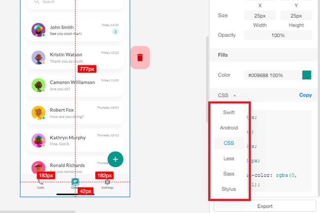 generate css code