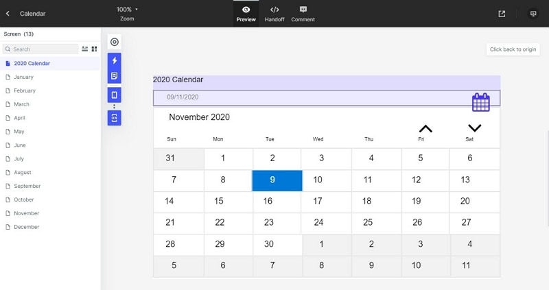 design calendar app