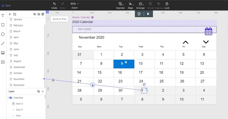 how to design a calendar