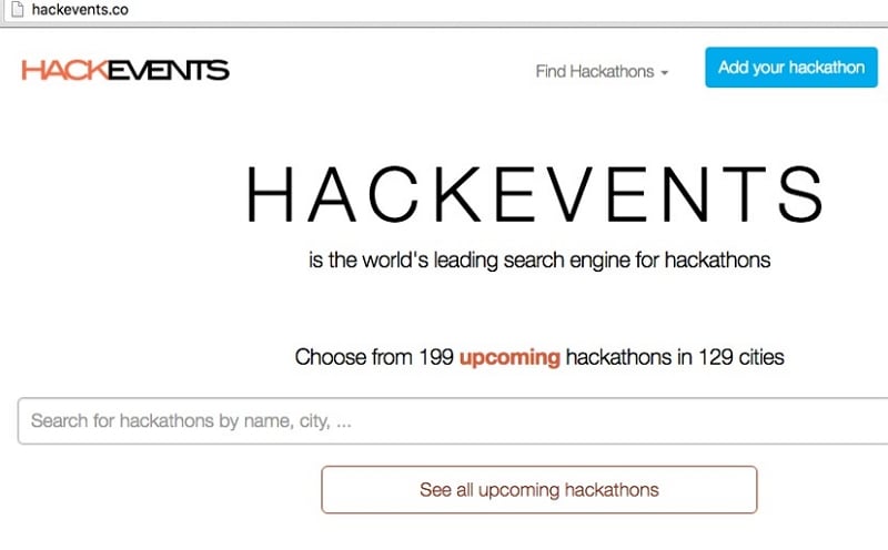 hackathon website