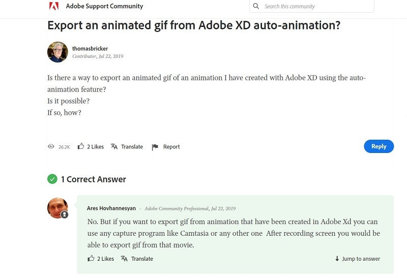 3 Steps to Export Adobe XD to Animated GIF
