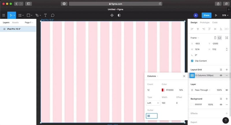 Steps to Create Layout Grid in Figma