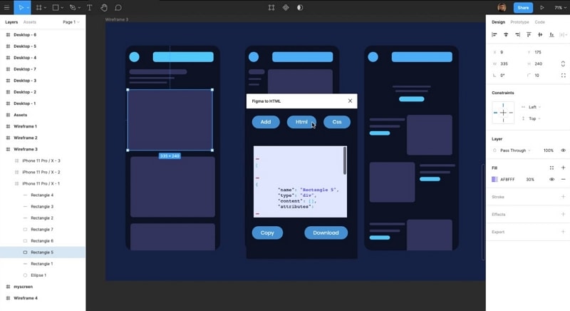 html to figma