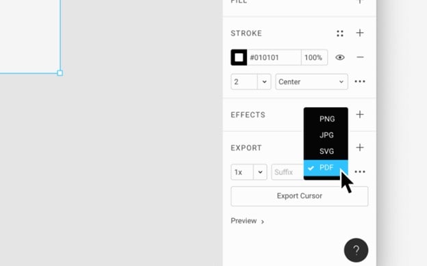 export figma to pdf