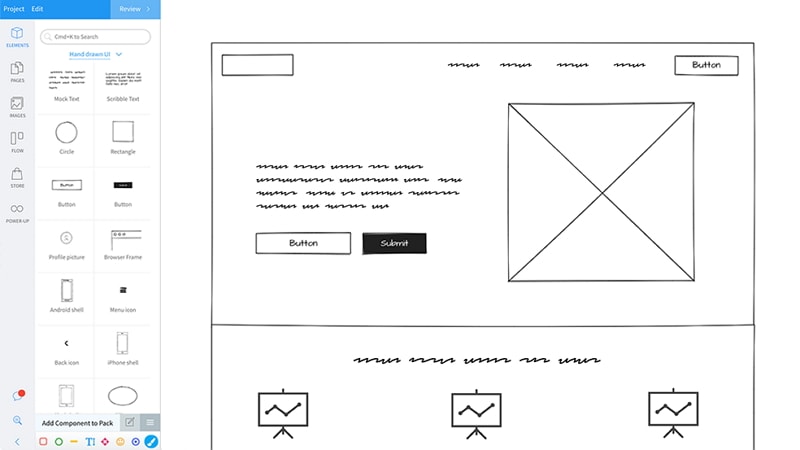 software wireframe