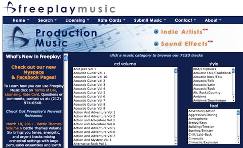 Free Play Music音乐网站