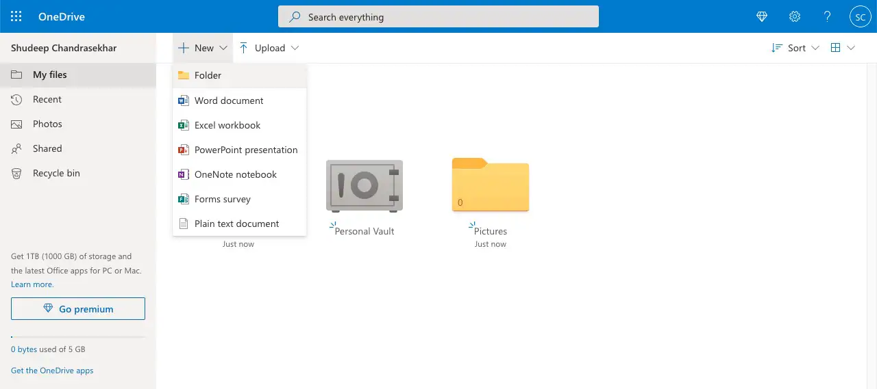 onedrive uploader