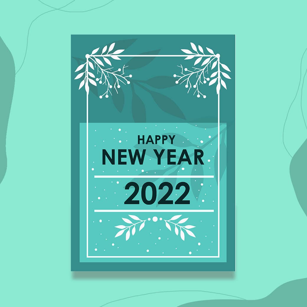 new year card templates