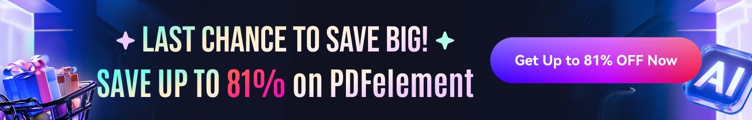 PDFelement black friday deal