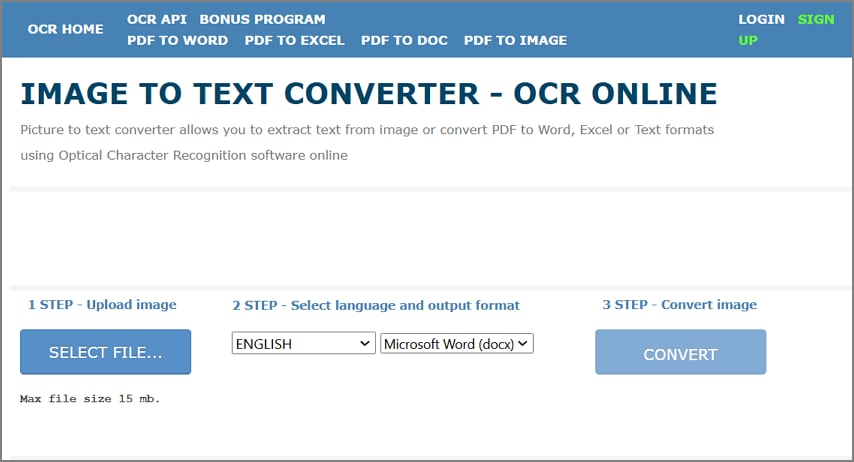 online ocr tool