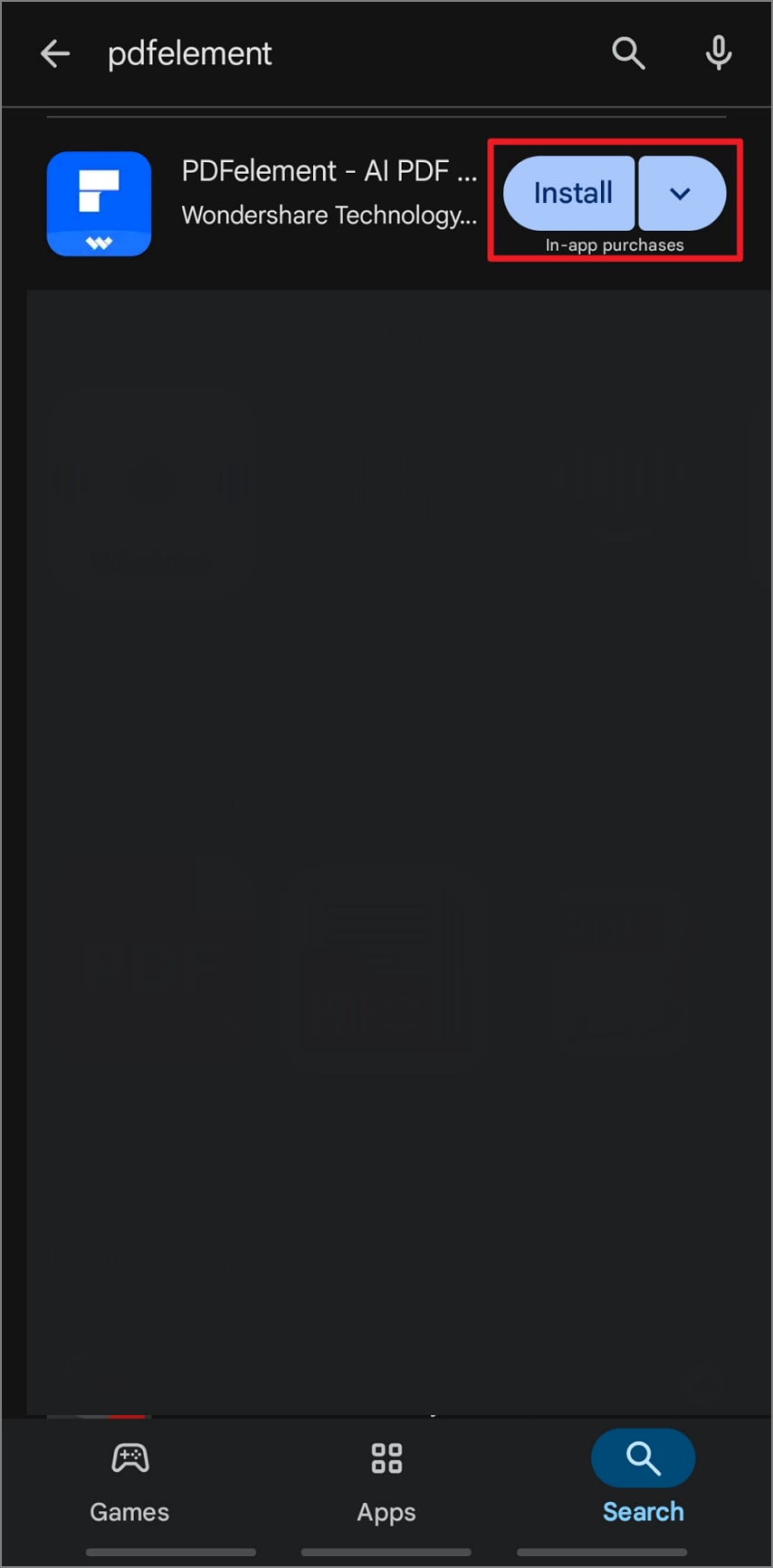 install app from play store